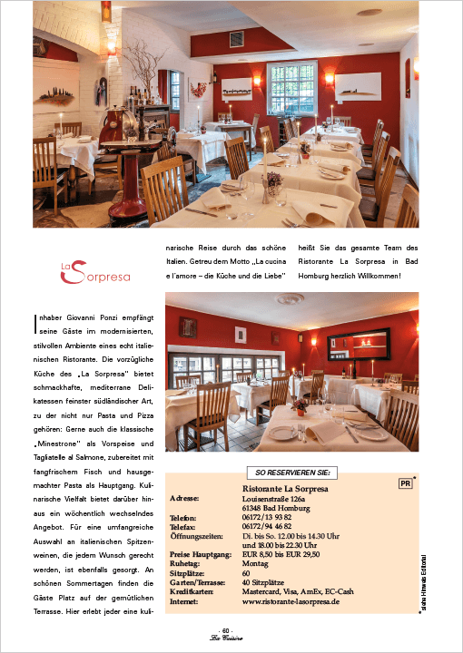 La Sorpresa, Frankfurt/Deutschland