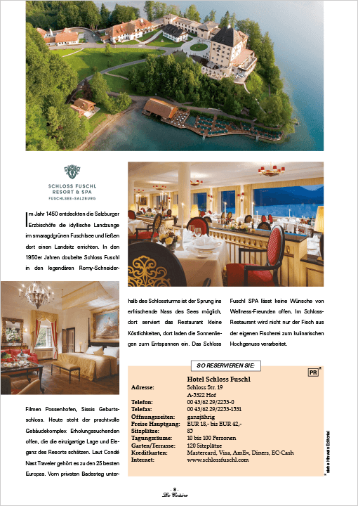 Schloss Fuschl, Salzburg/Österreich